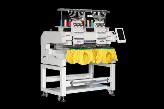 JINYU 1202C Cap Embroidery Machine 2 Head Computerized CHINA
