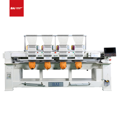 High-speed 4 heads T-shirt hat commercial computer embroidery machine price